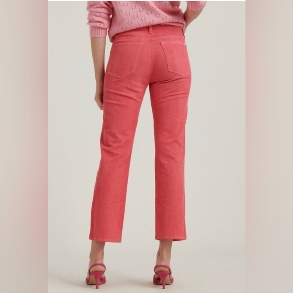 Lucky Brand Mid Rise Slim Fit Cropped Corduroy Jeans Size 12 - Picture 2 of 15